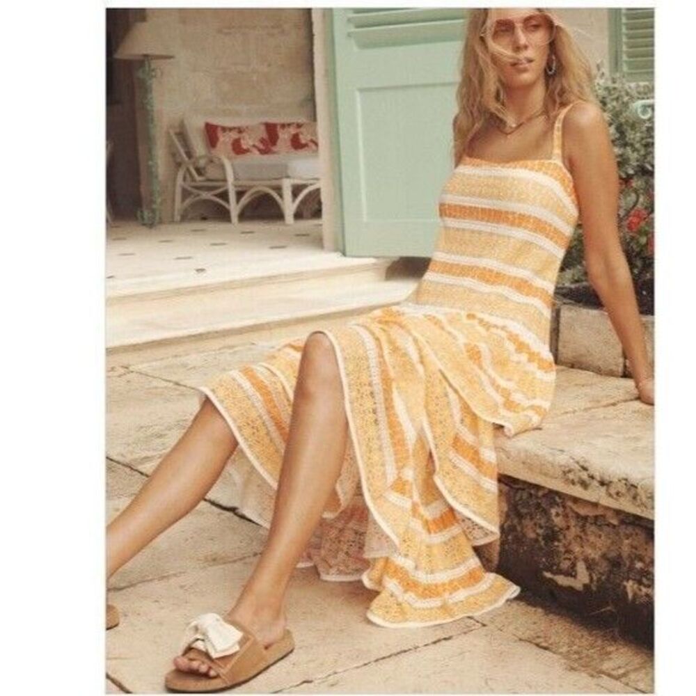 Worn Once. Zimmermann Lace Dresses AU 0 / US 4 orange - Picture 7 of 14